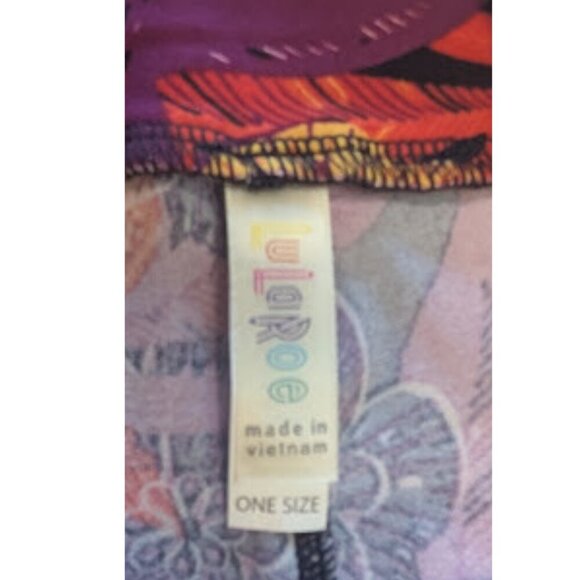 LuLaRoe OS Leggings Floral Autumn Print – One Size - Picture 10 of 10